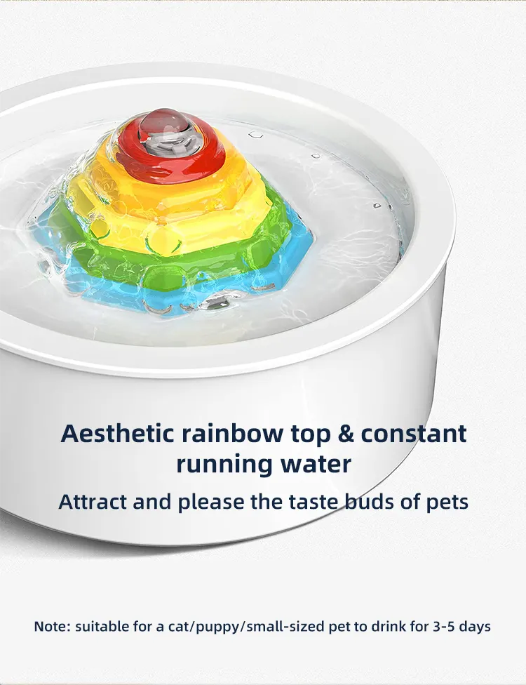 YES4PETS Ceramic Electric Pet Water Fountain Dog Cat Water Feeder Bowl Dispenser - Image 4