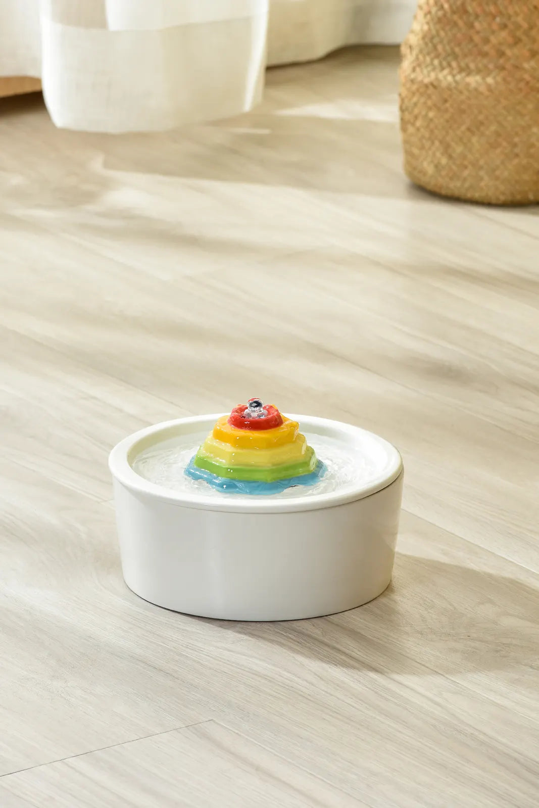 YES4PETS Ceramic Electric Pet Water Fountain Dog Cat Water Feeder Bowl Dispenser - Image 9