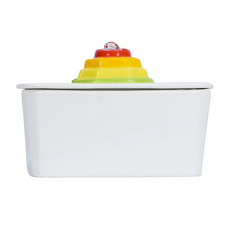 YES4PETS Ceramic Electric Pet Water Fountain Dog Cat Water Feeder Bowl Dispenser - Image 2