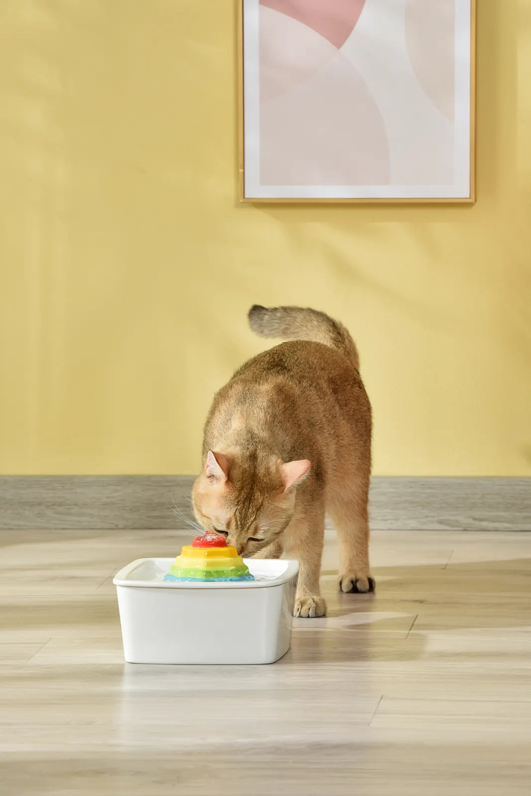 YES4PETS Ceramic Electric Pet Water Fountain Dog Cat Water Feeder Bowl Dispenser - Image 6