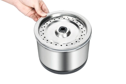 YES4PETS Automatic Electric Pet Water Fountain Dog Cat Stainless Steel Feeder Bowl Dispenser - Image 5