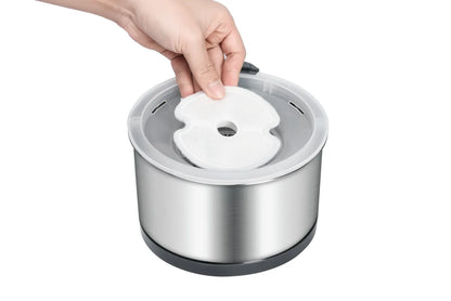 YES4PETS Automatic Electric Pet Water Fountain Dog Cat Stainless Steel Feeder Bowl Dispenser - Image 7