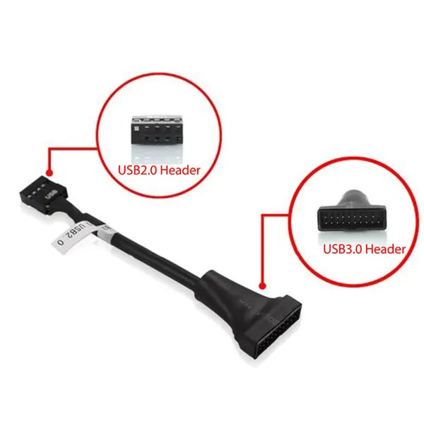 USB 3.0 INTERNAL FEMALE  TO MAINBOARD USB 2.0 HEAD cable - Image 2