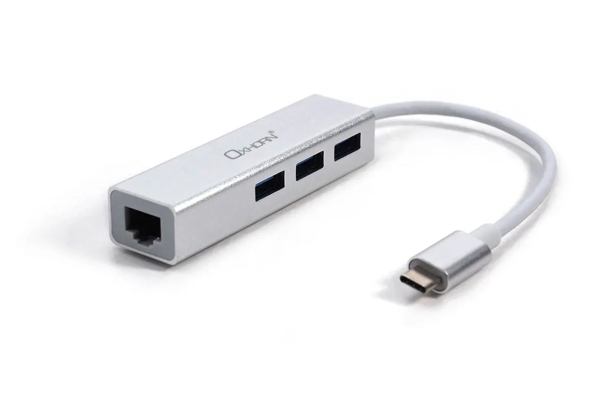 OXHORN AD-U31-H3L Type C to USB 3.0 Hub+Gigabit LAN