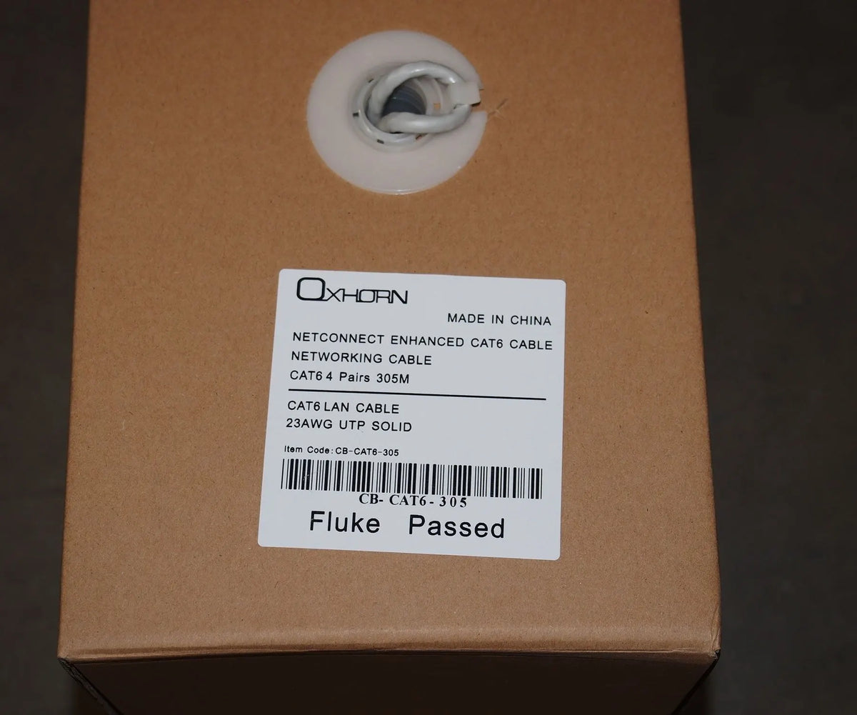 OXHORN CB-CAT6-305 Network Cable Cat6 305m Roll - Image 2