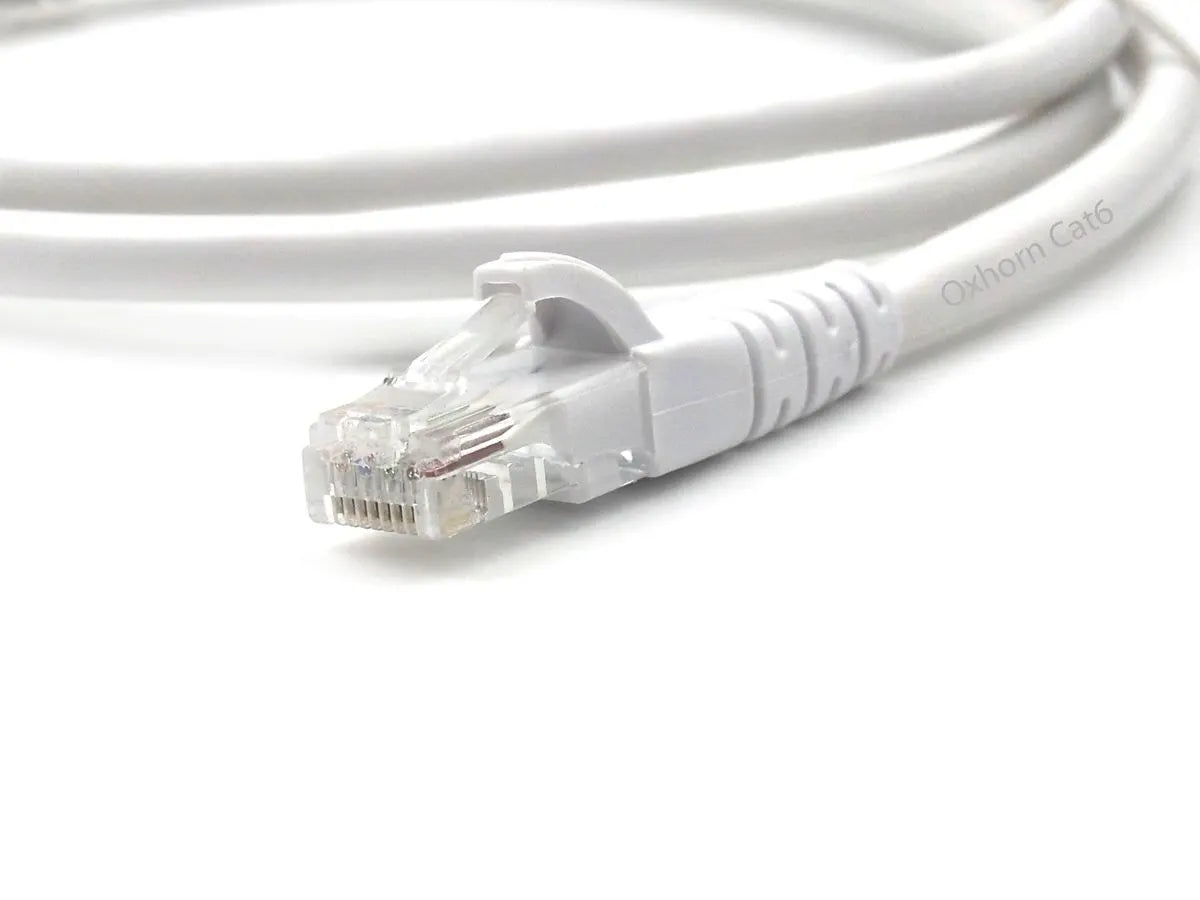 OXHORN CB-CAT6-W0005 Network Cable Cat6 0.5m White - Image 2
