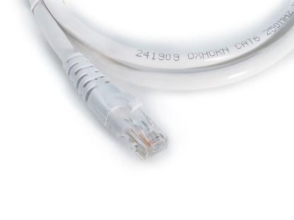 OXHORN CB-CAT6-W0005 Network Cable Cat6 0.5m White - Image 3