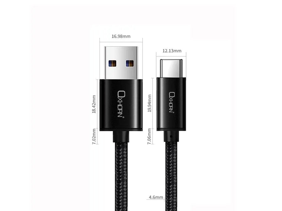 OXHORN CB-CU-312 USB 3.2 A to C Cable 2m - Image 3
