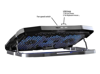 OXHORN LC-1701 Laptop Cooling Stand High Adjustable - Image 3