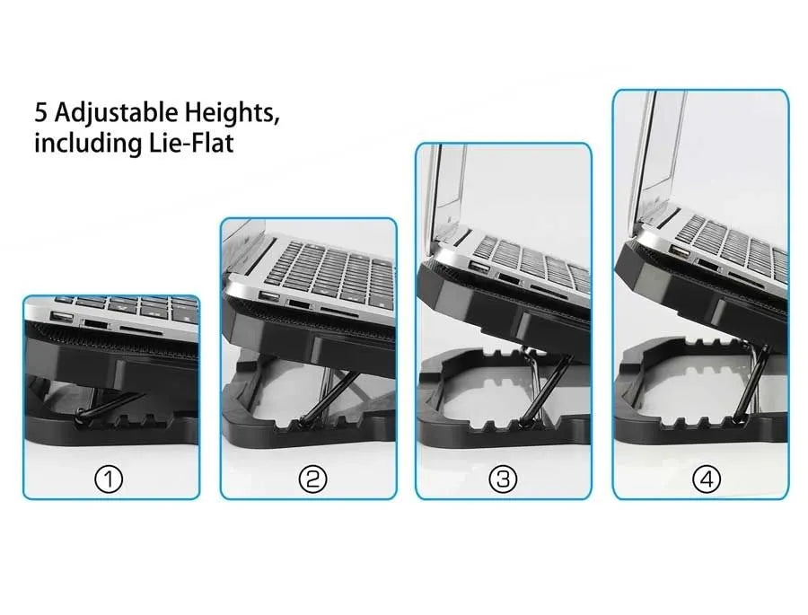 OXHORN LC-1701 Laptop Cooling Stand High Adjustable - Image 4