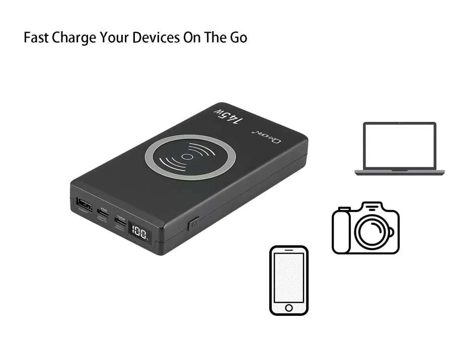 OXHORN NB-PB145W USB C PD Laptop Power Bank 145w - Image 4