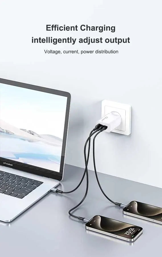 OXHORN NB-PD100S PD 100W GaN Charger 3-Port - Image 4
