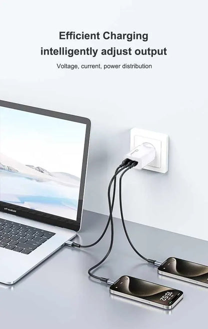 OXHORN NB-PD100S PD 100W GaN Charger 3-Port - Image 4