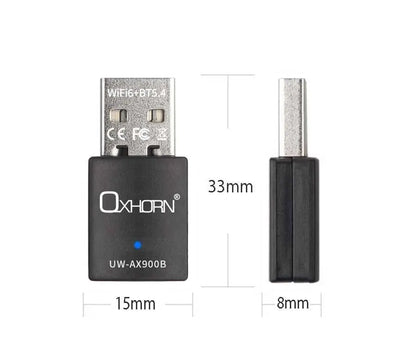 OXHORN UW-AX900B USB AX900 + Bluetooth 5.4 Adapter - Image 3