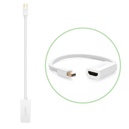 UGREEN Mini DP to HDMI Female converter cable 18CM (10460) - Image 2