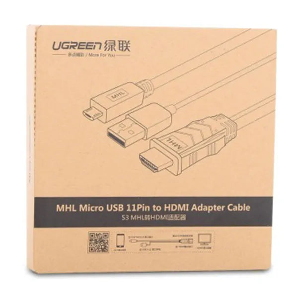 UGREEN MHL Micro USB 11 Pin to HDMI Adater Cable 2M (20139) - Image 3