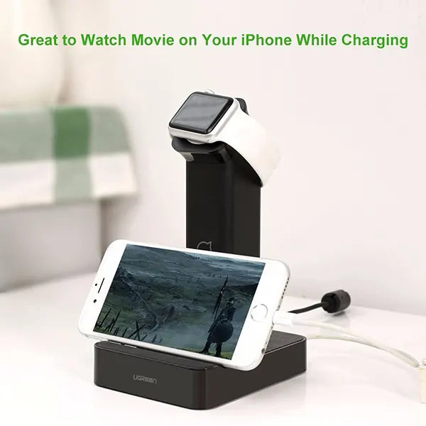 UGREEN Apple Watch Magnetic charging Dock - Black (30361) - Image 2