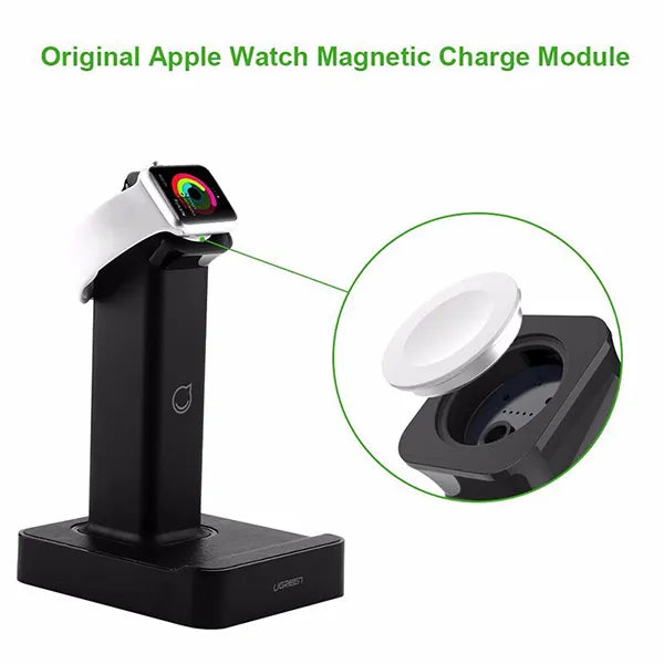 UGREEN Apple Watch Magnetic charging Dock - Black (30361) - Image 3