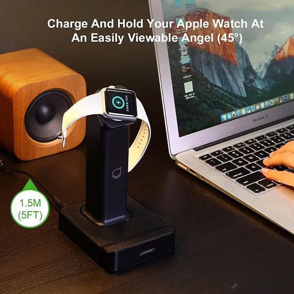 UGREEN Apple Watch Magnetic charging Dock - Black (30361) - Image 4