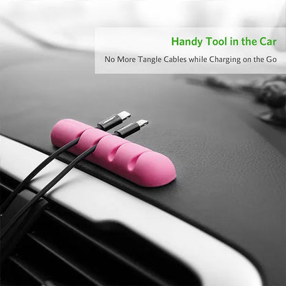 UGREEN Cable Organizer (2pcs/pack) - Pink (30483) - Image 2