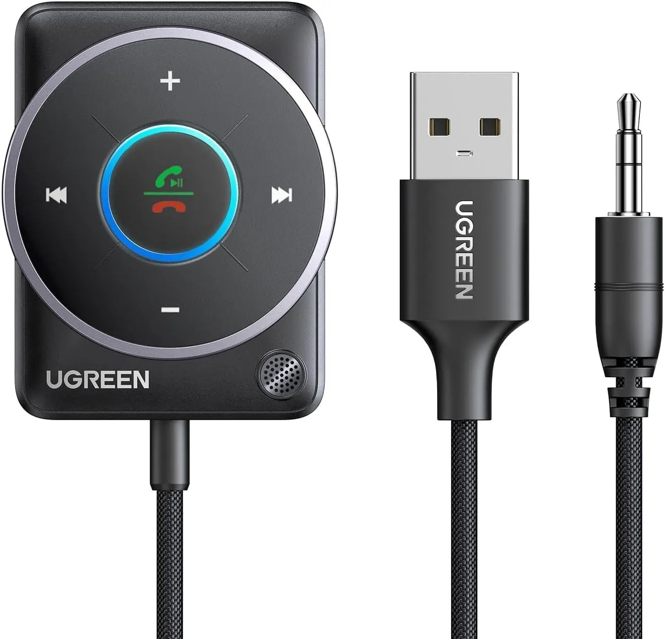UGREEN 35002 Bluetooth 5.4 Aux Car Adapter (Enhanced Connection & Noise Cancellation) - Image 2
