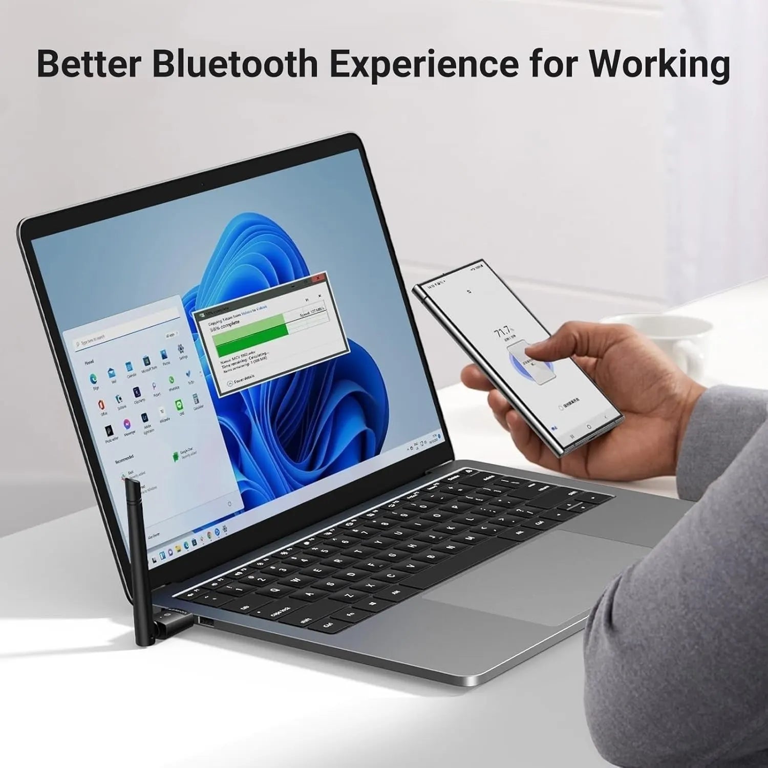 UGREEN 35059 Bluetooth 5.4 Adapter for PC, 120M Long Range USB Dongle - Image 6