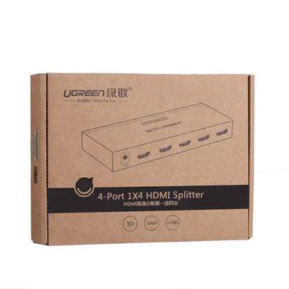 UGREEN 1 x 4 HDMI Amplifier Splitter - Black (40202) - Image 4