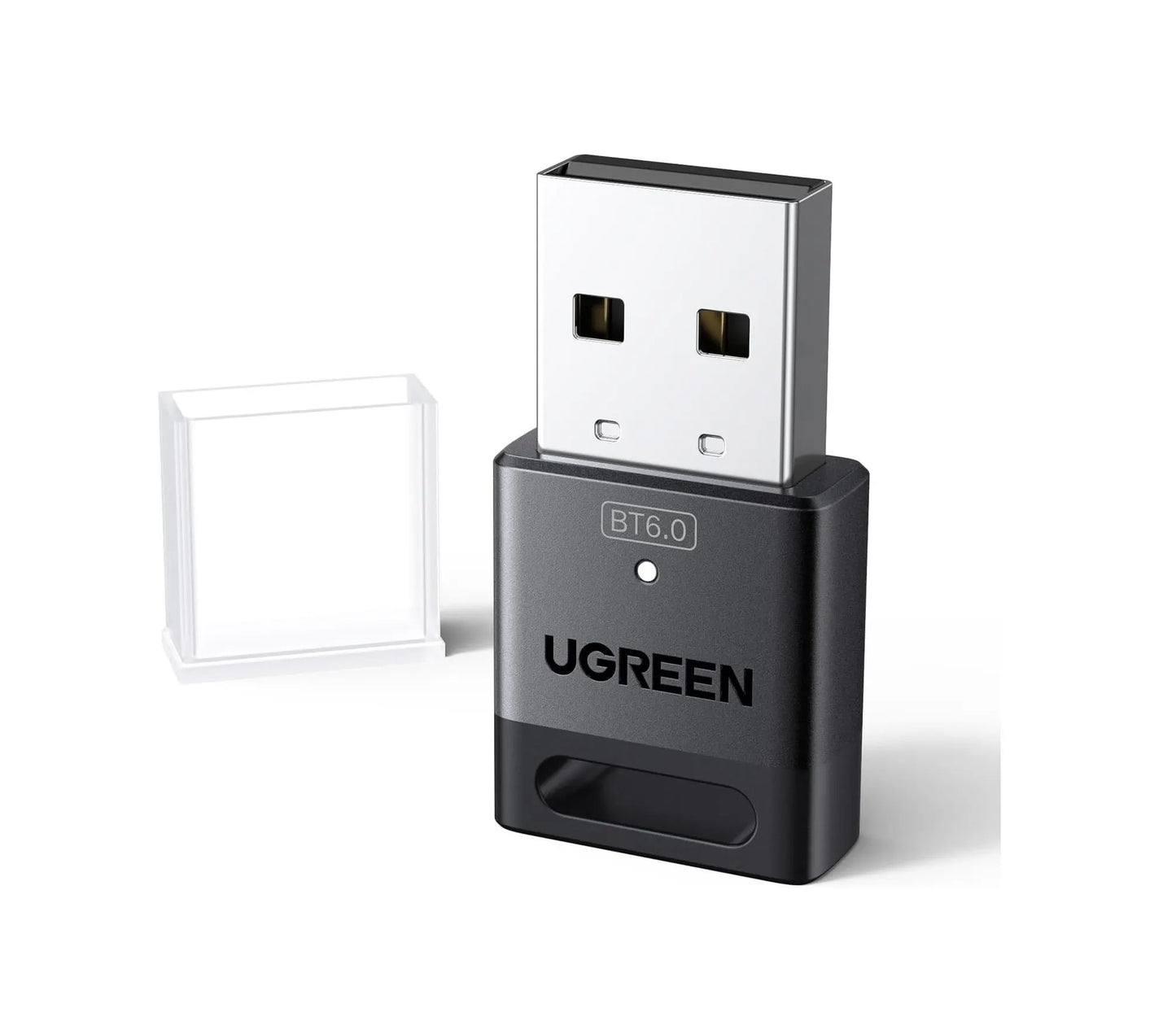 UGREEN 75073 Bluetooth 6.0 USB Dongle Adapter 20m Range, 5 Device Connection, Plug & Play for PC/Laptop