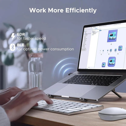 UGREEN 75073 Bluetooth 6.0 USB Dongle Adapter 20m Range, 5 Device Connection, Plug & Play for PC/Laptop - Image 4