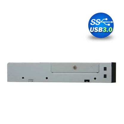 3.5" USB 3.0 All in One Internal Card Reader Full Long Metal with Front USB Black - Image 2