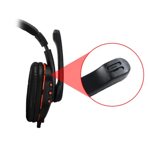 OVLENG Q7 USB Computer Headphones with Mic and Volume Control - Image 2