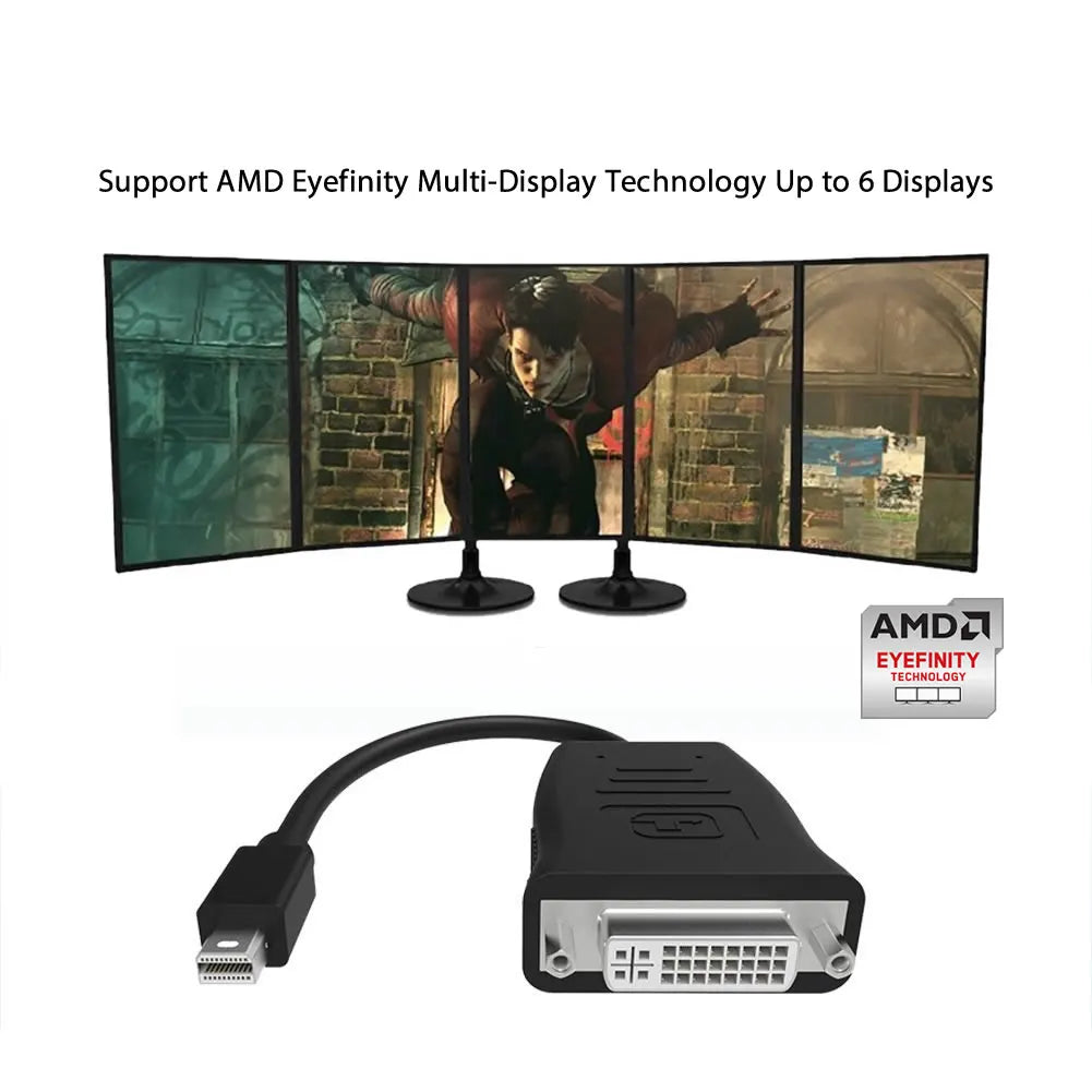 Simplecom DA102 Active MiniDP to DVI Adapter 4K UHD (Thunderbolt and Eyefinity Compatible) - Image 4