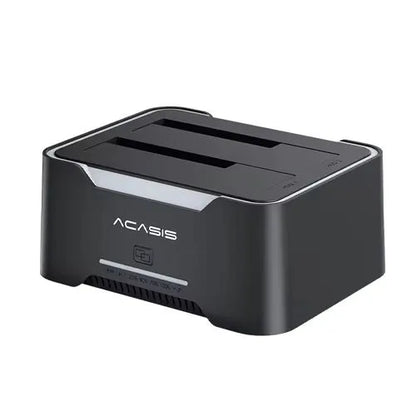 ACASIS EC-6104 Dual Bay 2.5/3.5" SATA HDD SSD Enclosure USB 3.2 5Gbps 60TB