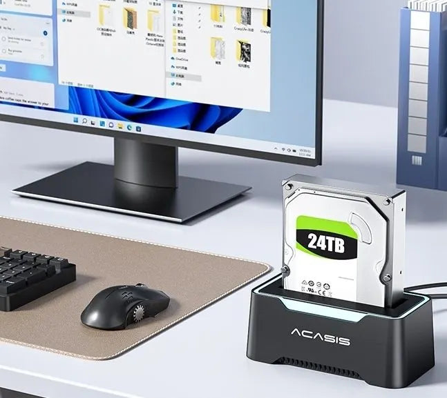 ACASIS EC-6104Air Multi SATA SSD/HDD 2.5" & 3.5" Docking Station - Image 5