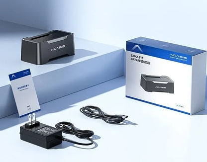 ACASIS EC-6104Air Multi SATA SSD/HDD 2.5" & 3.5" Docking Station - Image 8