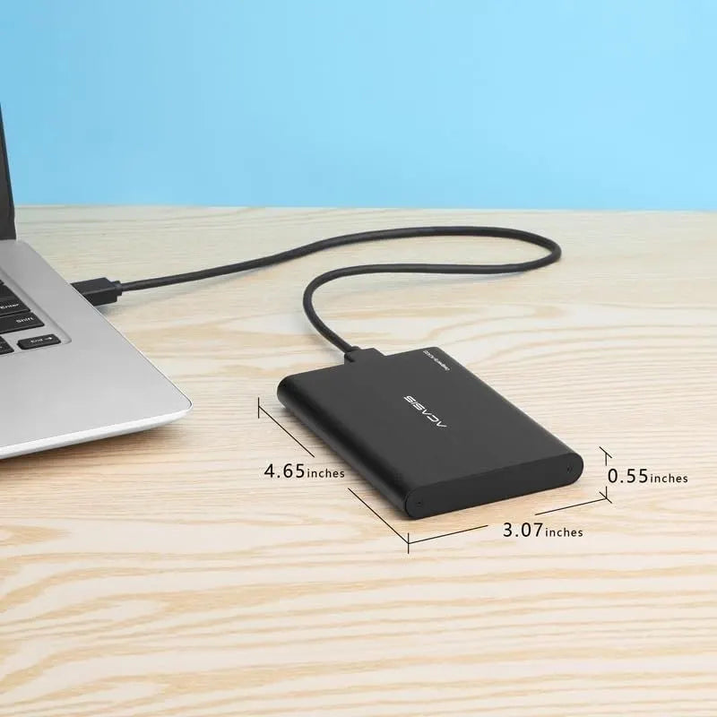 ACASIS FA-08US 2.5" SATA SSD/HDD Aluminium Enclosure USB3.2 5Gbps Max 8TB - Image 4