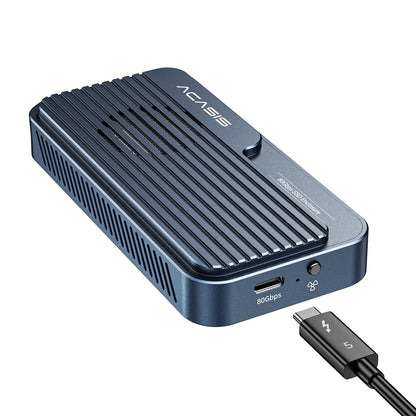 ACASIS TB501PRO USB4 v2 80Gbps M.2 NVMe SSD Enclosure Thunderbolt 5/4/3 6,000MB/s PCIe Gen5 Ready Active Cooling Fan - Image 3