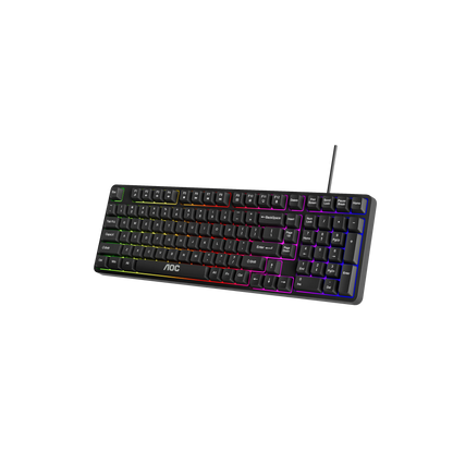 AOC GK116B/97 Wired RGB Gaming Keyboard 120-key