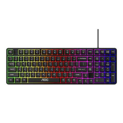 AOC GK116B/97 Wired RGB Gaming Keyboard 120-key - Image 2