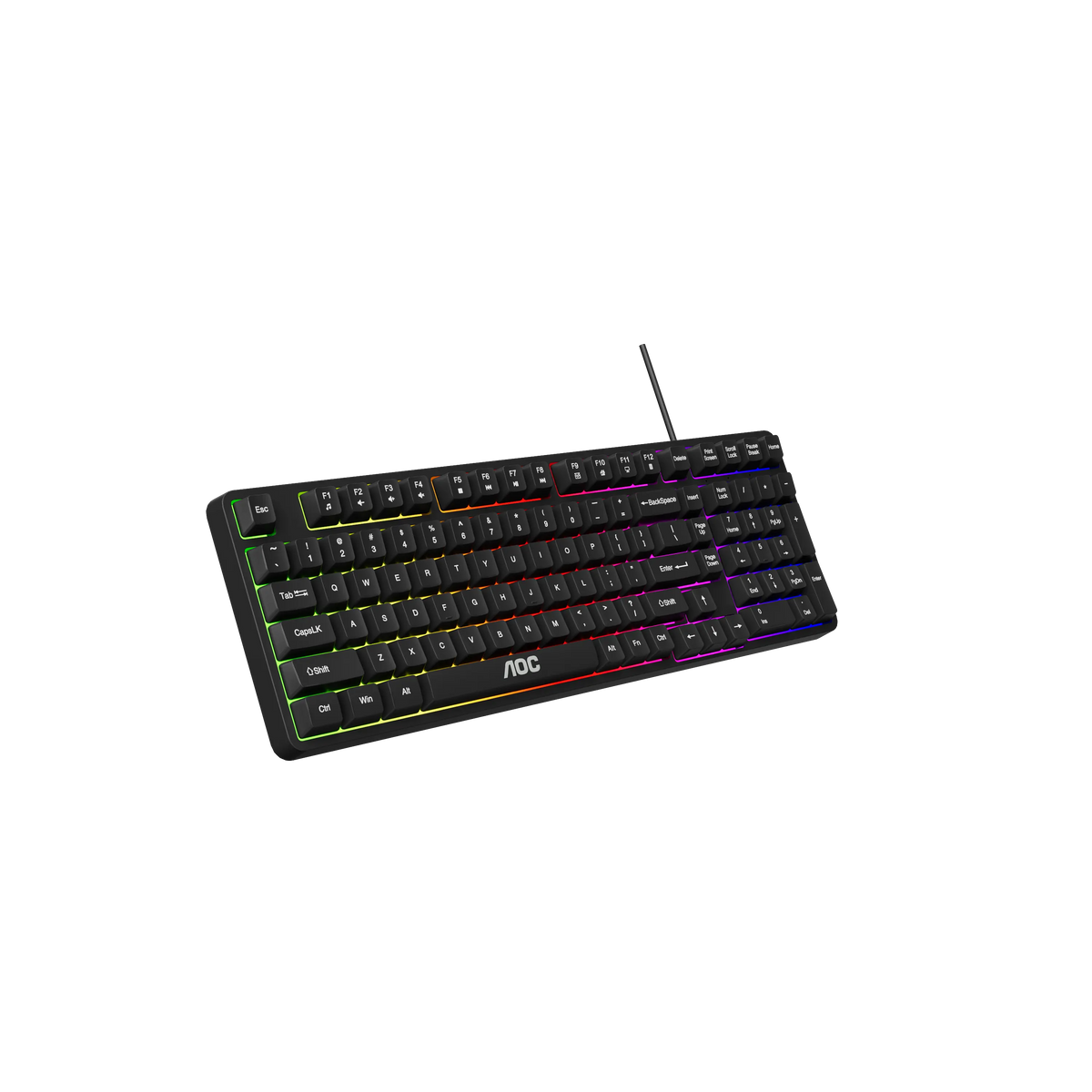 AOC GK116B/97 Wired RGB Gaming Keyboard 120-key - Image 3