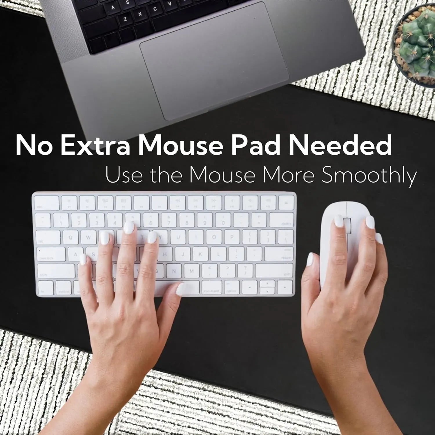 AOC GP100XL Gaming Mouse Pad with Jessey Fabric Surface+Anti-Slip Size: 80x30x0.3cm - Image 3