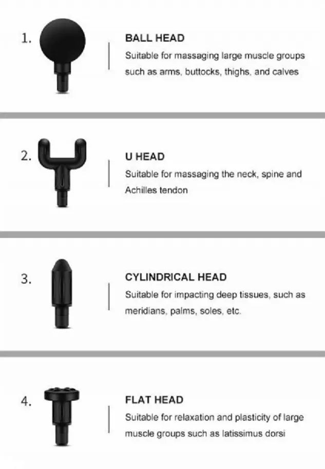 BDI BX720 LED Mini Massage Gun - Image 2