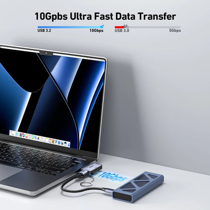 BENFEI 000391GY USB C to HDMI 4K@60Hz, 10Gbps USB-A, 100W Power Delivery - Image 2