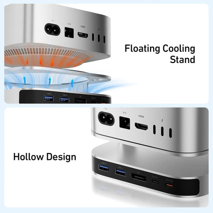 BENFEI 000438GY 10 in 1 USB-C Docking Station - 10Gbps NVMe SSD Enclosure + 4K DP , USB-C x 2, USB-A x 4, SD/TF - Image 7