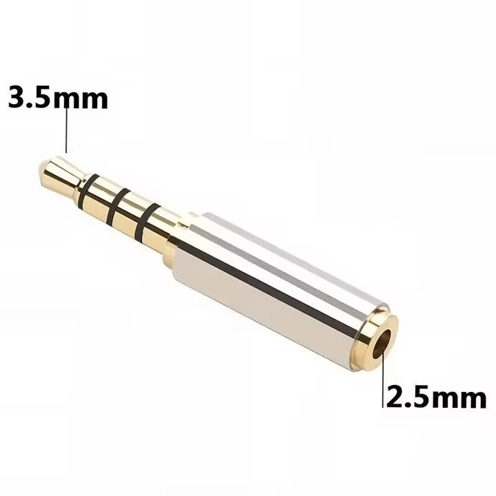 BENFEI 000440SL 3.5mm Male to 2.5mm Female Adapter - Image 2