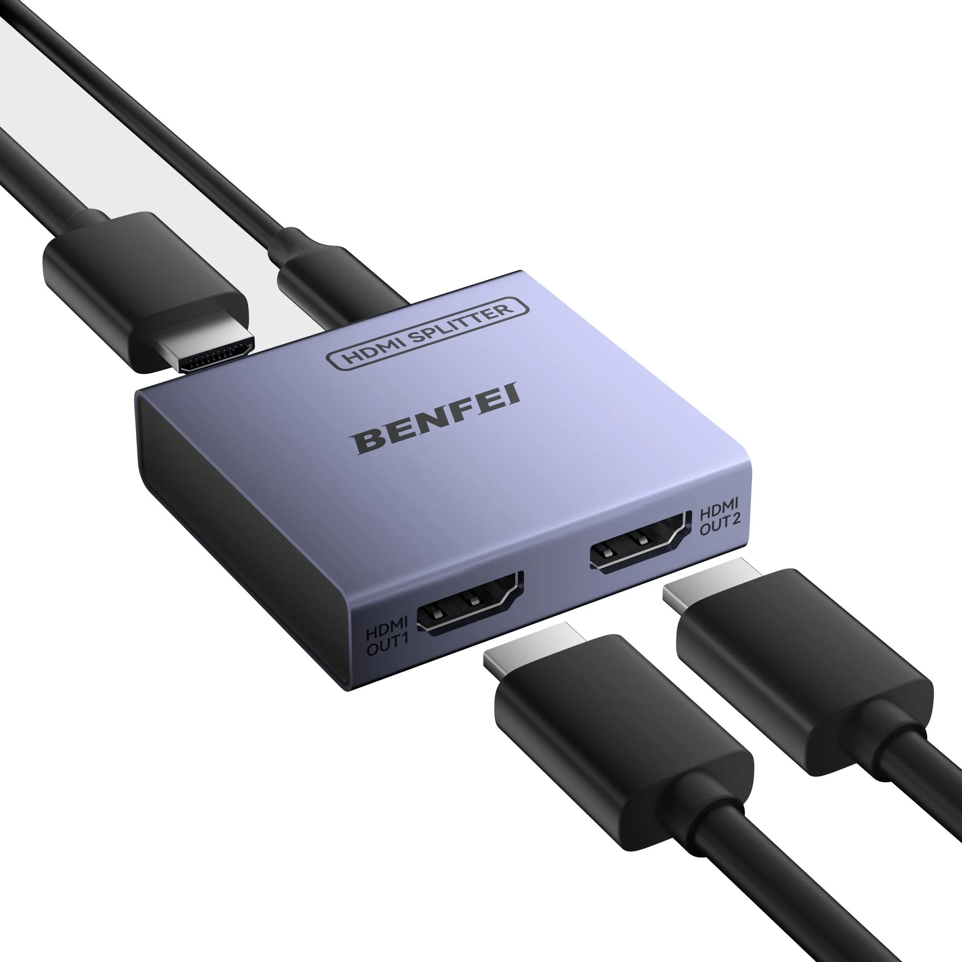 BENFEI 000447GY HDMI Splitter 1-In 2-Out 4K@60Hz