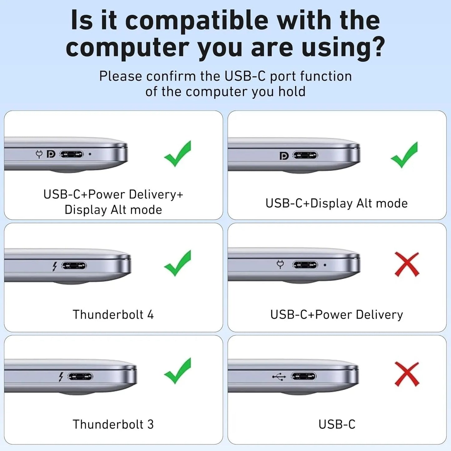 BENFEI 000495GY 10-in-1 USB C Hub 4K HDMI + RJ45 + 100W PD + USB-C + USB x 4 +TF/SD Reader - Image 8