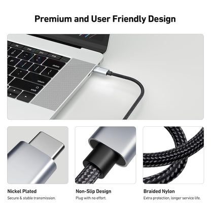 BENFEI 206GY-3F USB-C to HDMI 0.9M Cable 4K@60Hz, Aluminum Shell, Nylon Braided - Image 5
