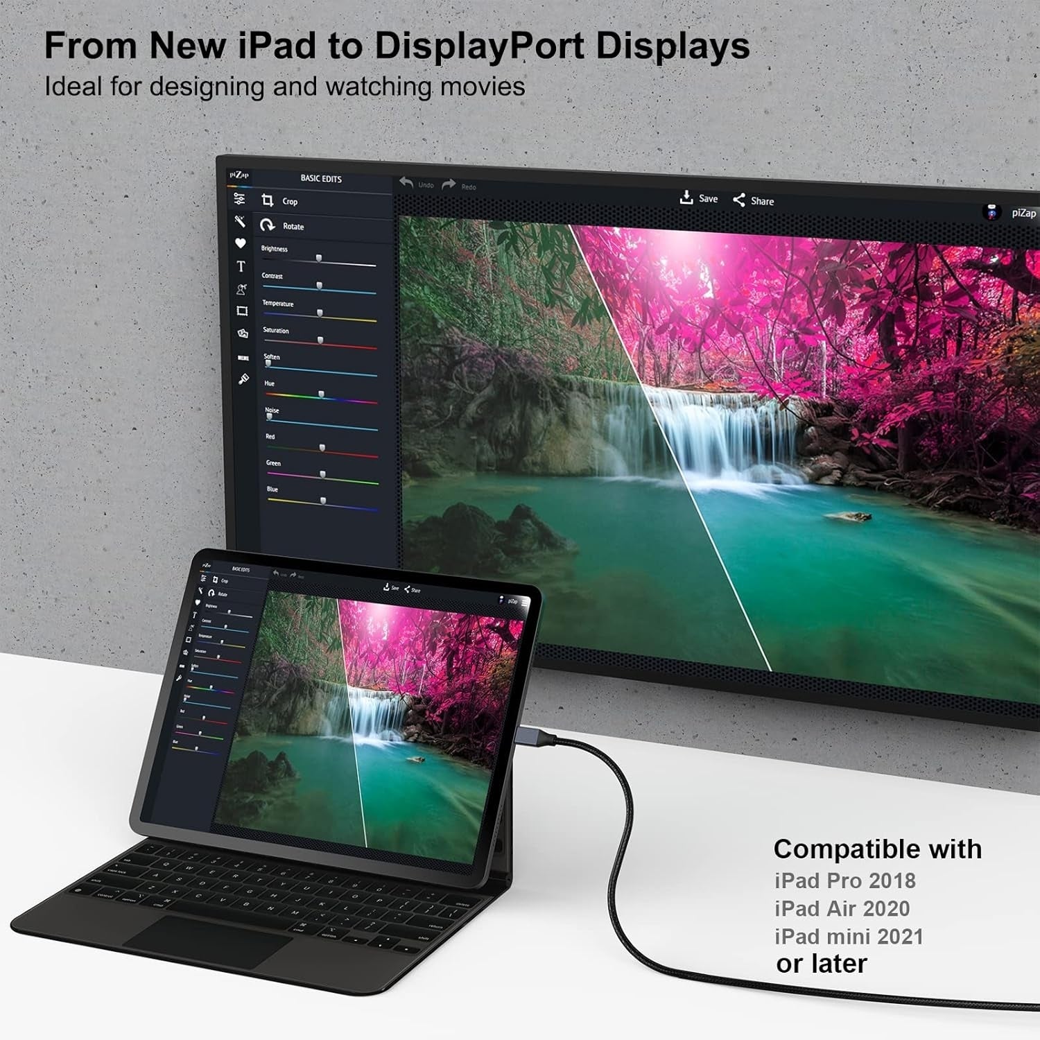 BENFEI 207GY-3F USB-C to DP 0.9m 8K@60Hz Thunderbolt 3 - Image 6