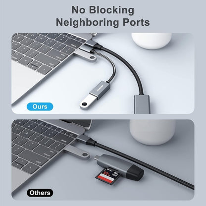 BENFEI 262GY-2P USB 3.0 USB-C to USB-A Adapter (2-pack) - Image 7